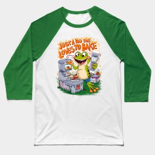 Culinary Explorer: Frogs Stove Adventure Baseball T-Shirt